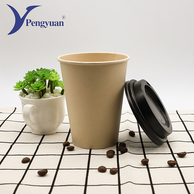 Single Wall Drinking Coffee Cup Disposable Paper Cup Biodegradable Paper Cup