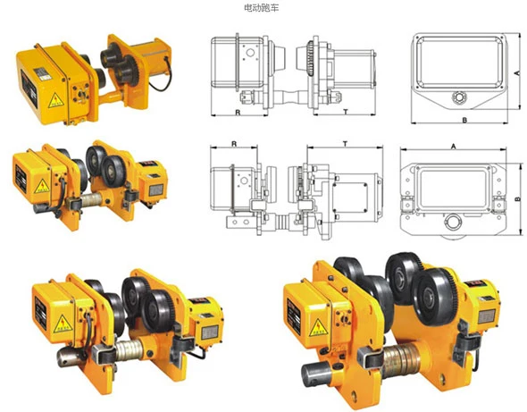 Hot Selling Customized High Strength Electric Trolley for Chain Hoist CE Certificate