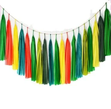 Wholesale/Supplier Colorful Birthday Wedding Party Decoration Paper Aluminum Foil Tassel