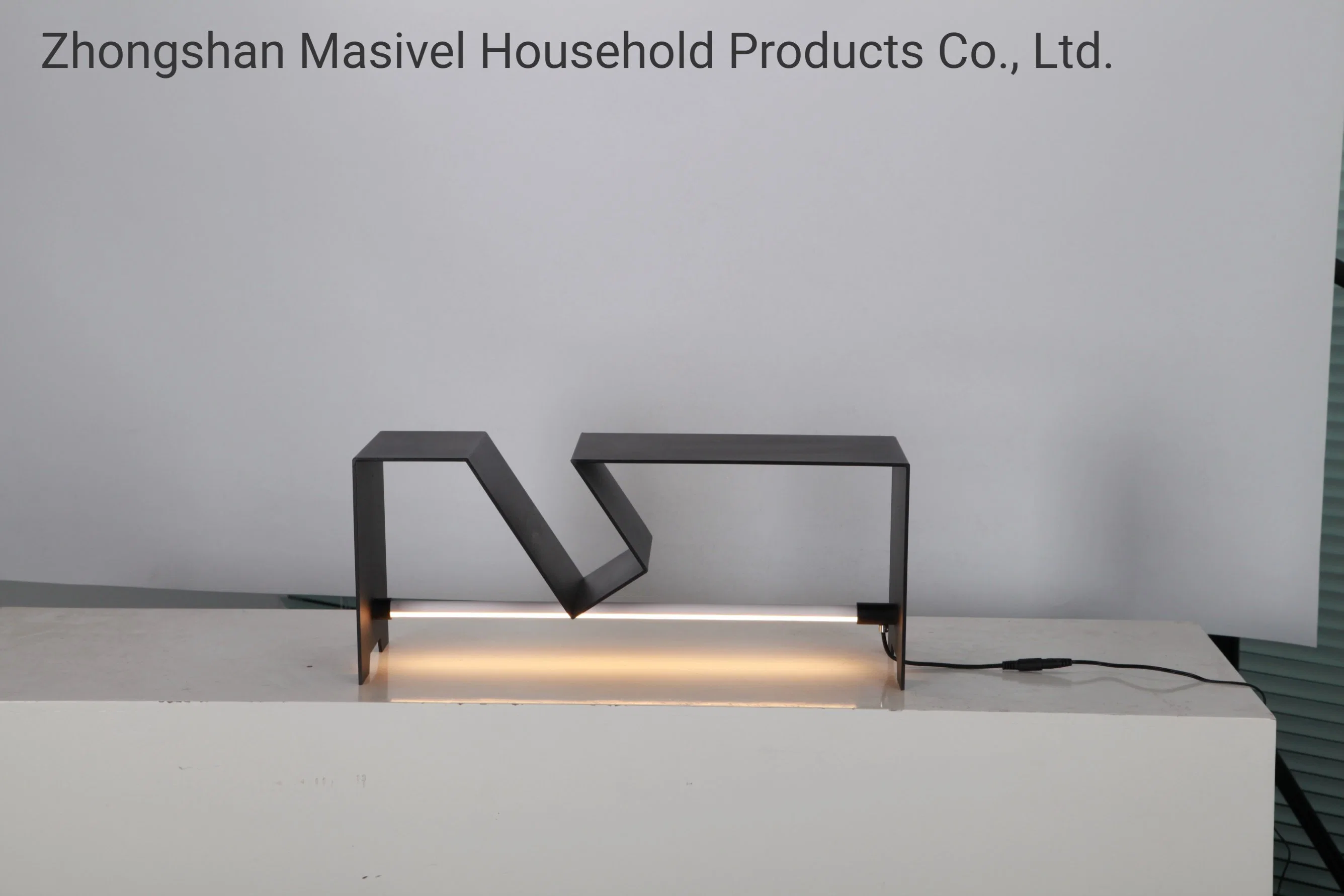 Декоративная черная металлическая алюминиевая настольная лампа Masivel для установки внутри помещений светодиодный стеллаж для установки в помещениях Регулируемая настольная лампа для спальни стола