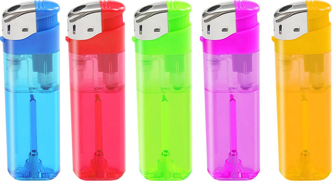 Plastic Electronic Disposable Refillable Lighter Electric Encendedores