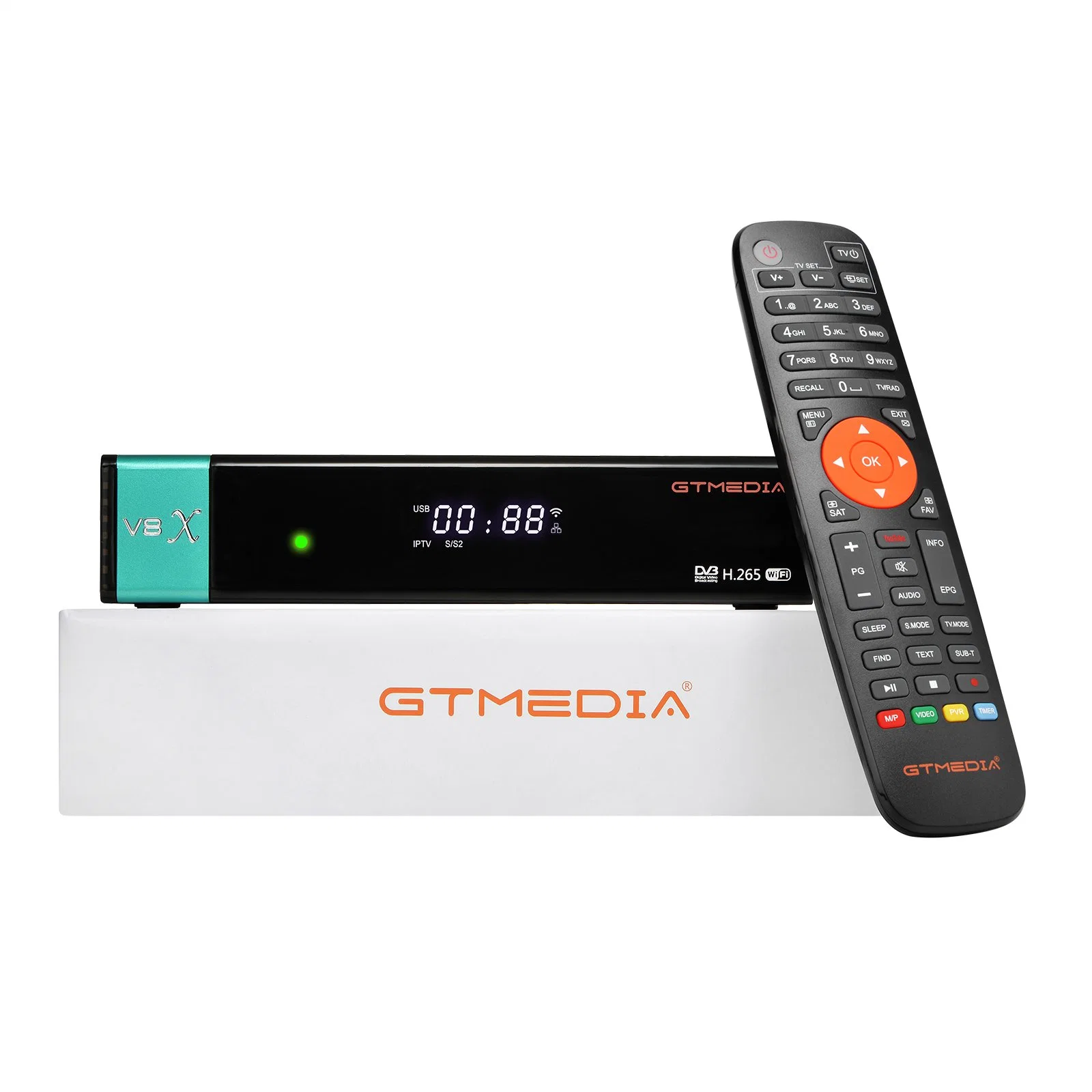 Gtmedia V8X DVB S2/S2X Satellite TV Receiver 6000+ Channels Digital Satellite Receiver