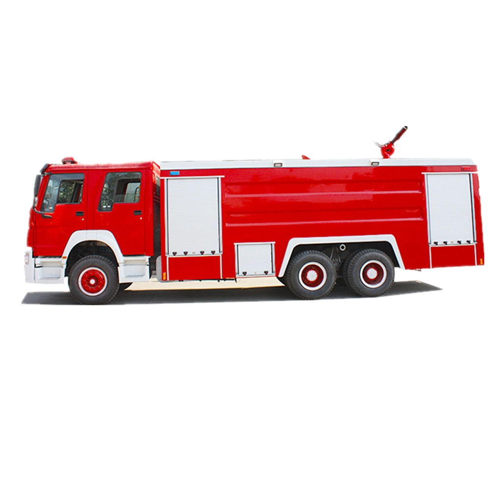 Camión de bomberos Sinotruck HOWO 6X4 (15000L amortiguador de motor de incendios de tanques de agua CB10/60&gt;65m)