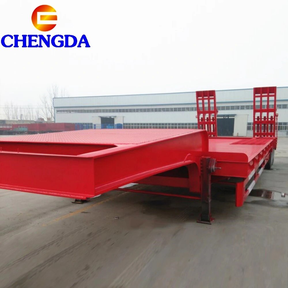 80 Ton Trailer Low Bed with Low Loader