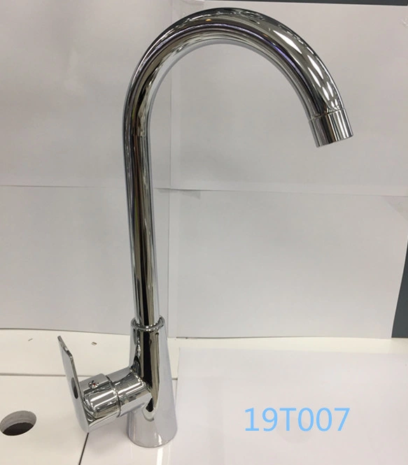 New Design Polished Zinc Body Water Faucet Kitchen Mixer Stand Tap Faucet