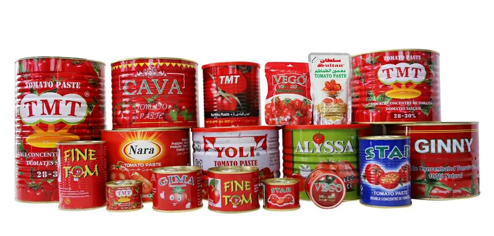 Tomato Concentrated Hot Sauce Branded Food Tomato Paste