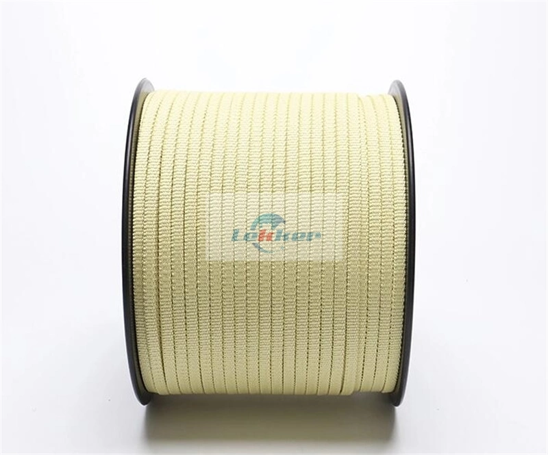 Kevlar Rope Steel Roller for Quenching Section, Kevlar Rope for Glass Tempering Furnace, Fiber Rope for Glass Tempering Furnace