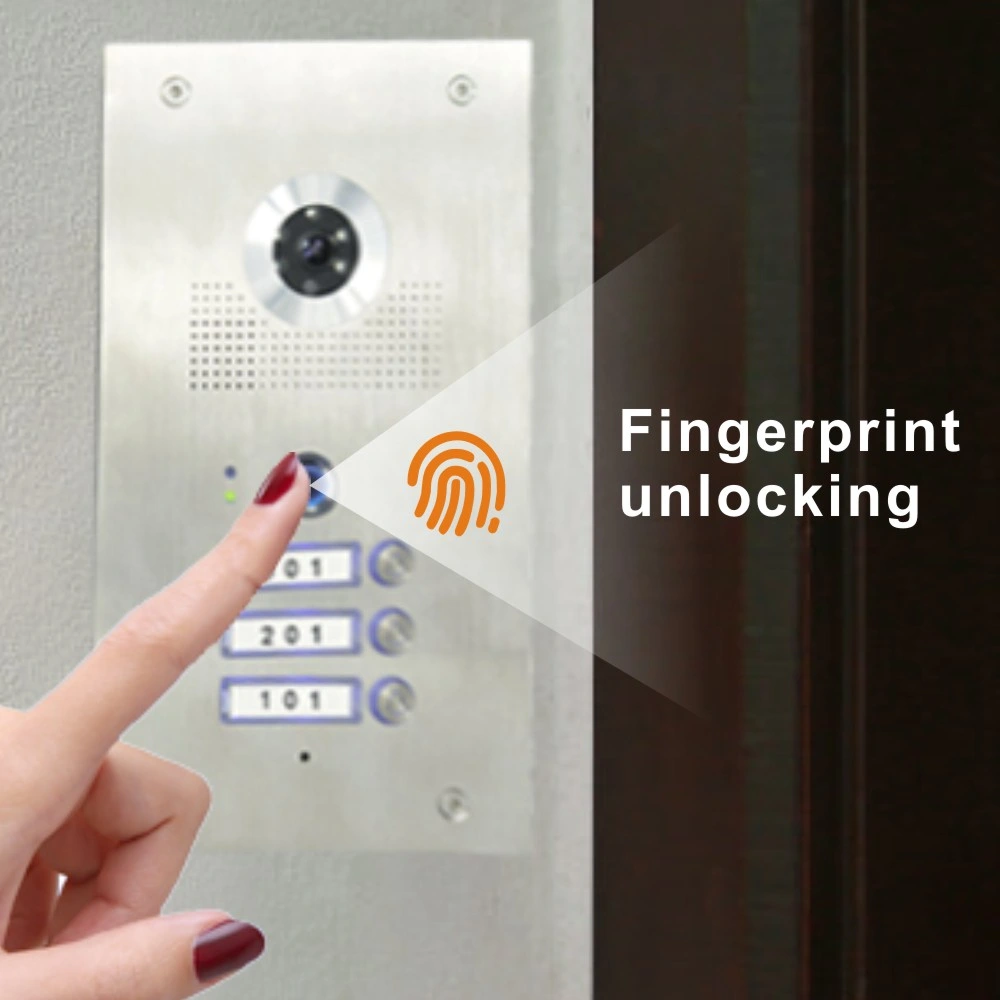 2 Wire Apartment Gate Control Video Doorphone