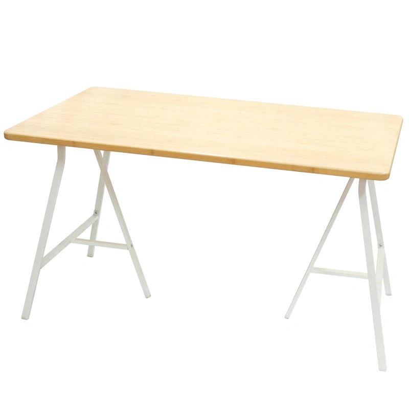 Wholesale/Supplier Different Style Computer Desk Office Furniture Wood Desk with Metal Base