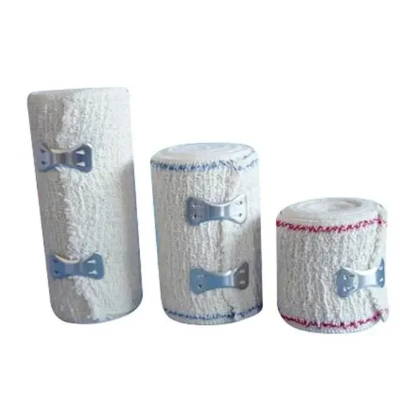 Medical Surgical Porous Yarn Cotton Spandex Crepe Elastic Bandage