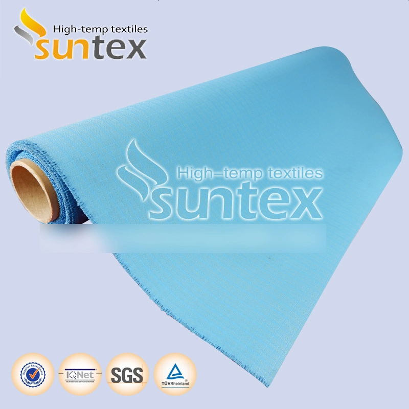 Heat Resistant Fire Resistant Silicone Coated Fiberglass Fabrics Insulation Cloth