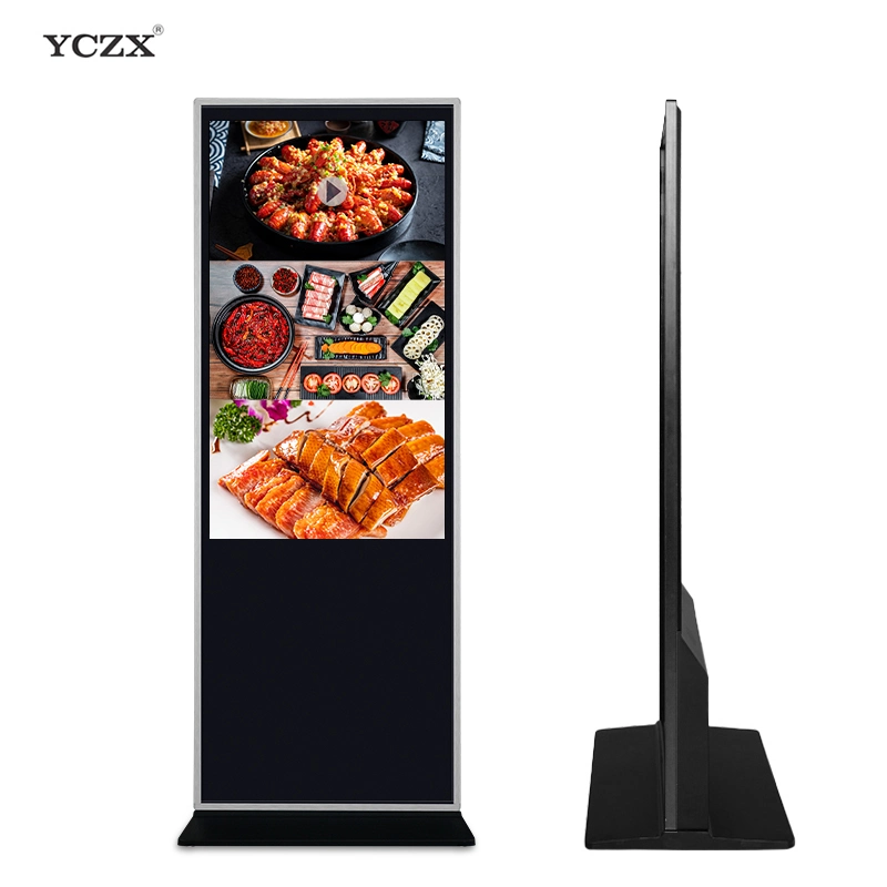 Ecrã LCD LCD de 65 polegadas para publicidade digital com ecrã LCD Kiosk