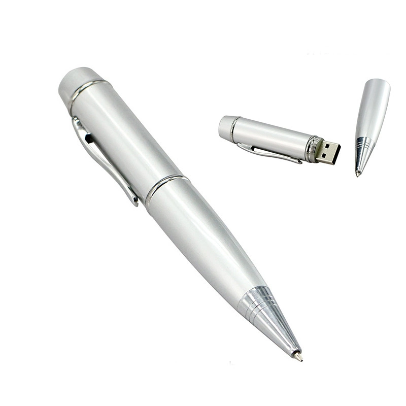 Stylo bille promotionnel avec 2 Go pour commande OEM (USB-PEN09)