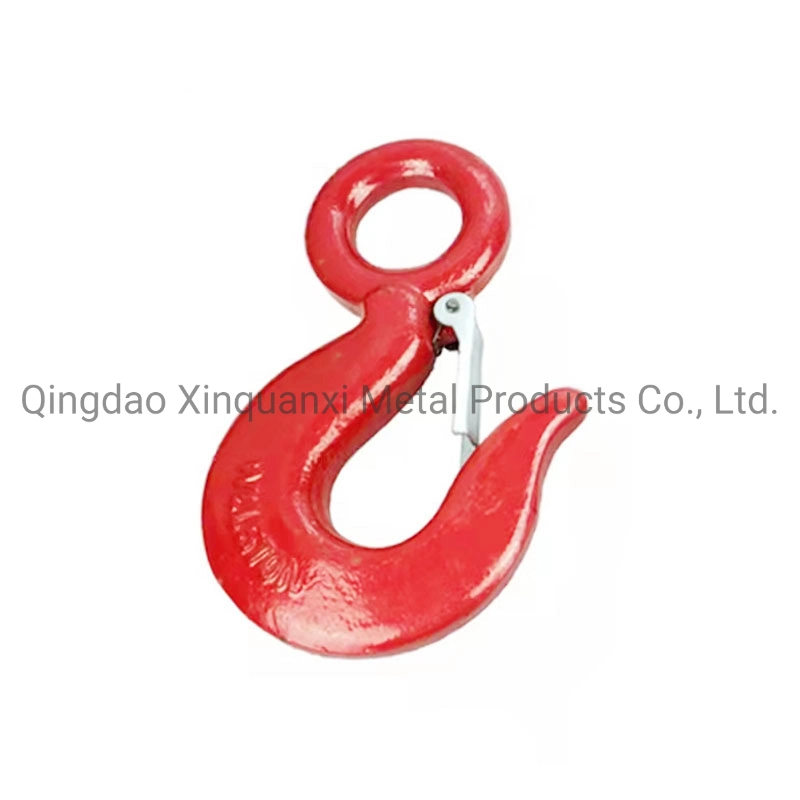 High quality/High cost performance  Zinc Plated Galvanized S-320 Eye Hook Carbon Steel Drop Forged Locking Lifting