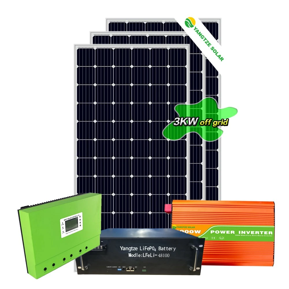 Envio gratuito 3000W Sistema portátil de energia solar para a bomba de água