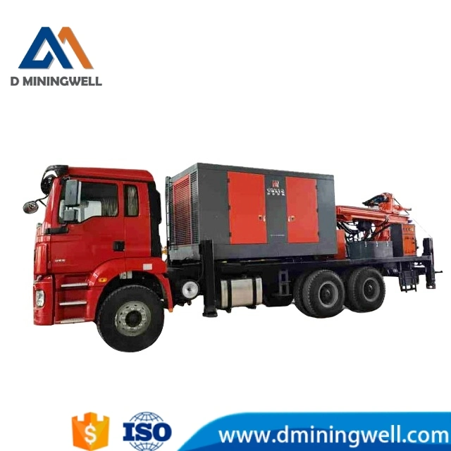 D Mingwell fabriqué en Chine Rig. De forage hydraulique bas prix Forage de puits d'eau monté sur camion