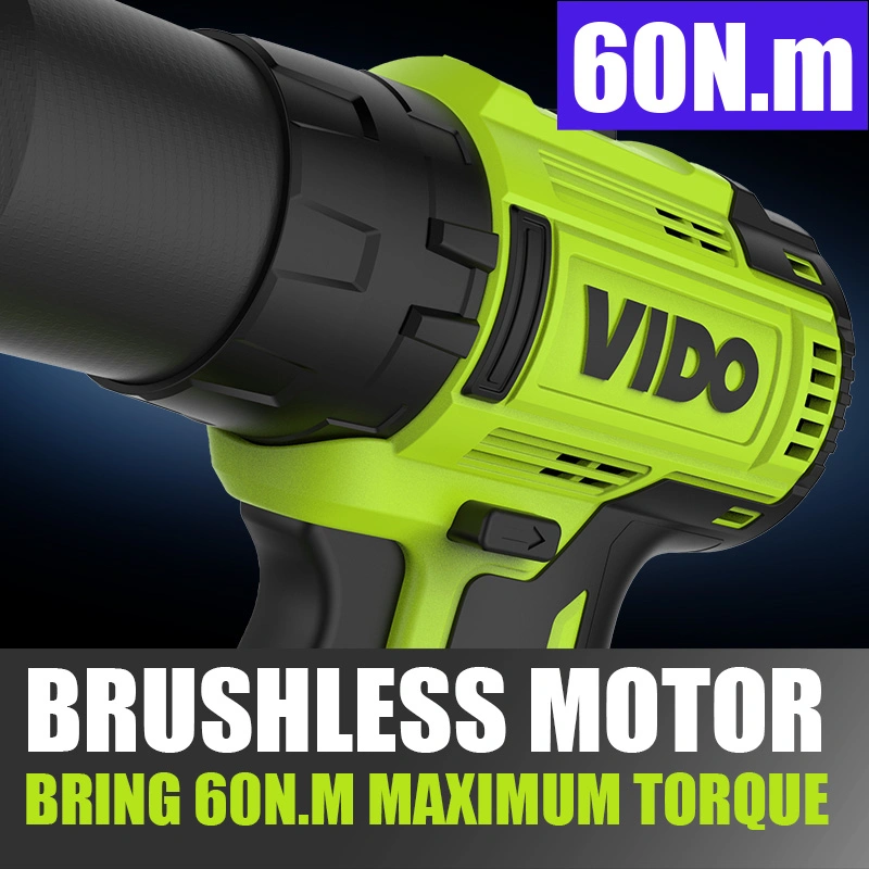 Vido 21V Hand Power Max-SDS Hammer with Li-ion Battery Cordless Drill