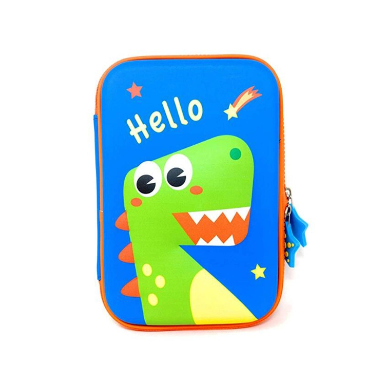 Custom Cute Waterproof PU Leather School Stationery Carrier Hard EVA Pen Case&Case for Sale