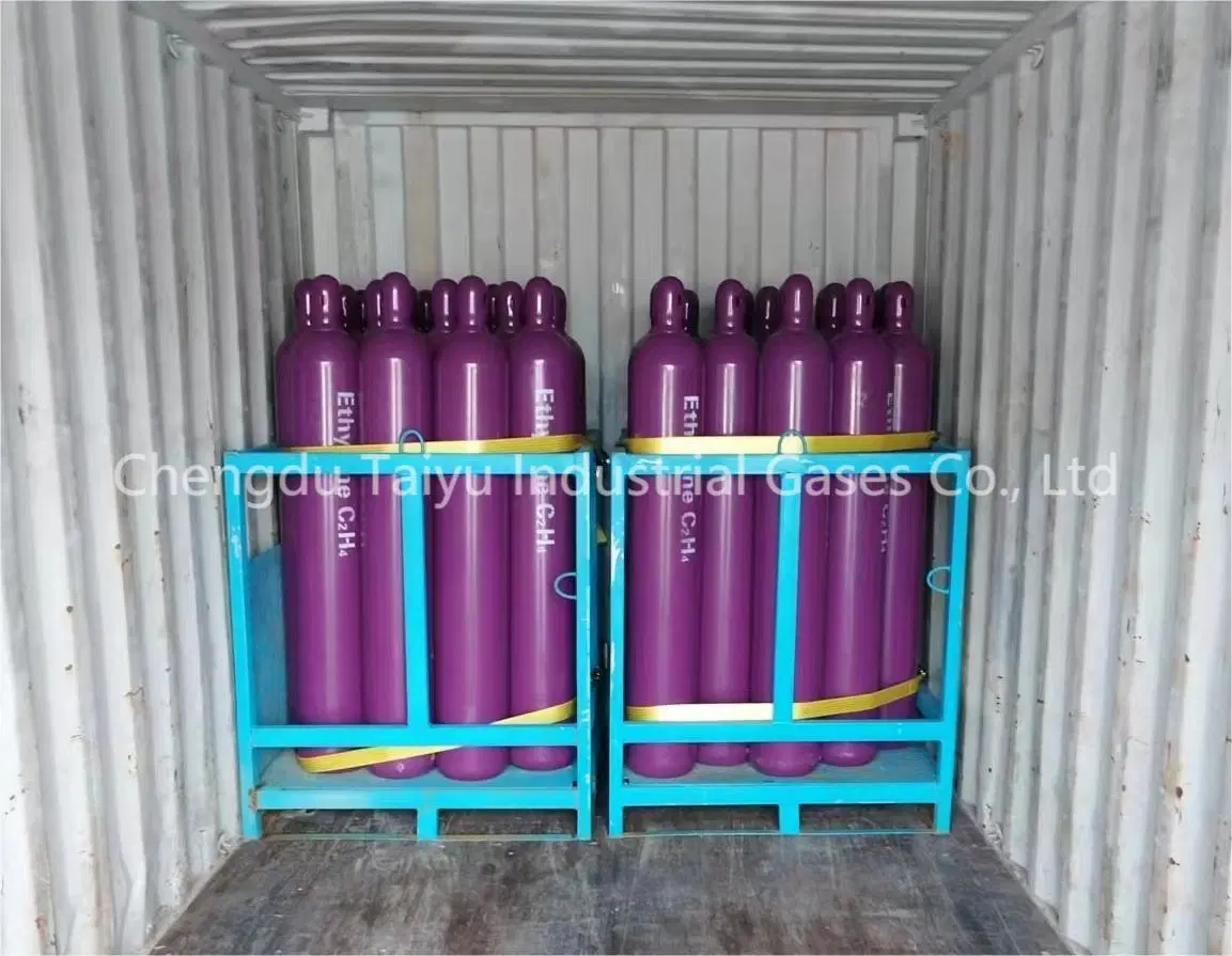 Stock Cylinder 47L Ethylene Cylinder Filling 99.95% Ethylene Gas with Competitive Price