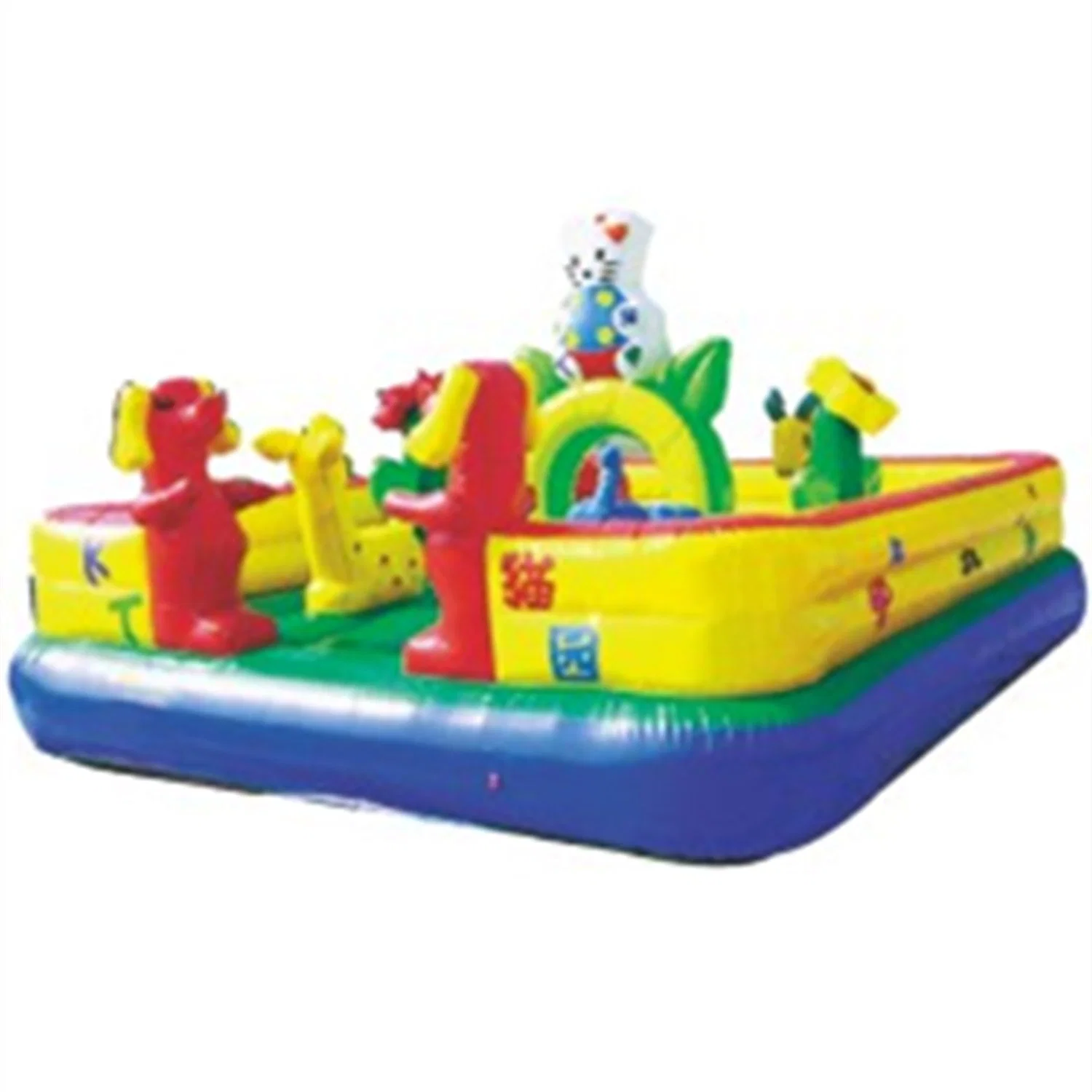 Crianças ′ S Inflatable Castle Amusement Park Equipamento Slide trampolim Toy 15CB