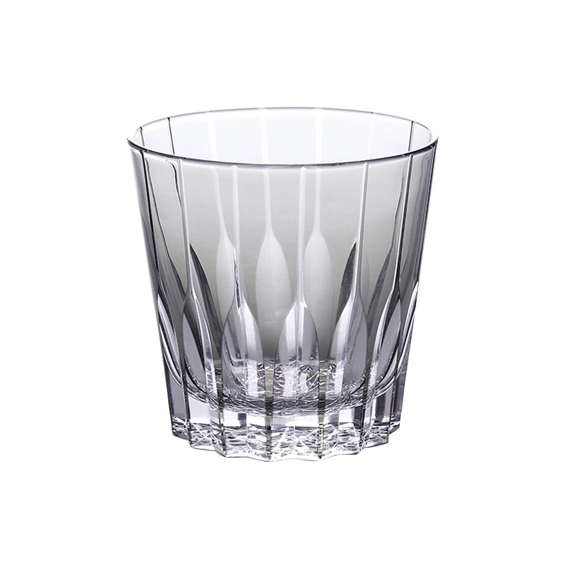 Crystal Glass Whisky Glass Household Light Luxury Retro Hand-Carved Craft Water Glass