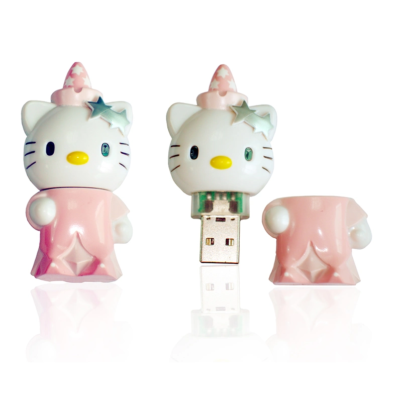 Sale Customized Carton Character Soft PVC USB Flash Drive for Business