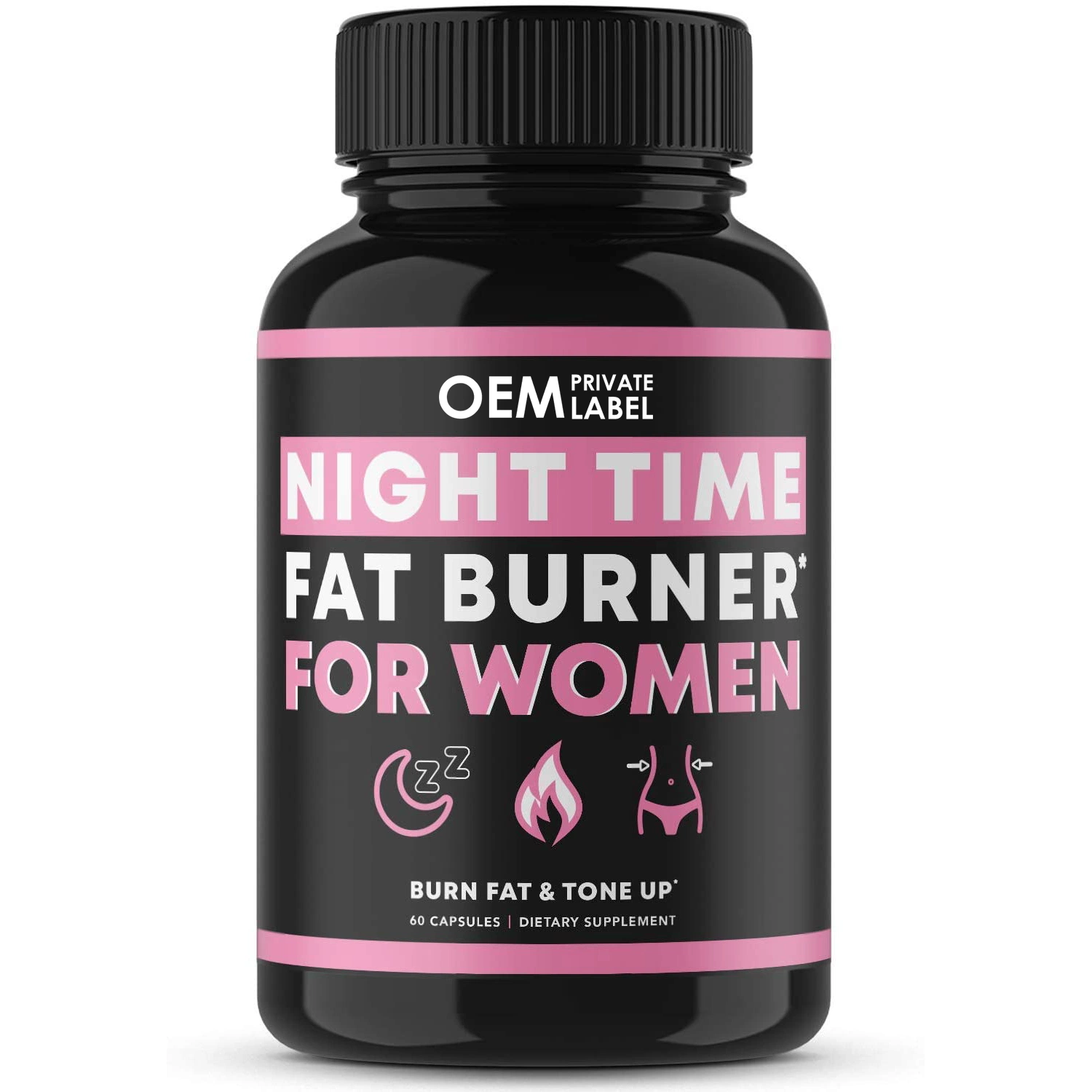 OEM Effective Slimming Weight Loss Diet for Men Women Herbal Extract Body Shape Night Time Fat Burner Capsules