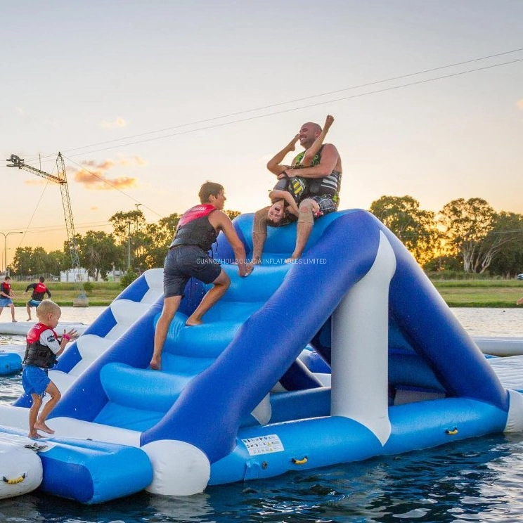 Escaleras dobles inflables Deportes acuáticos Inflatable Juegos 0,9mm PVC tarpaulin Para agua abierta