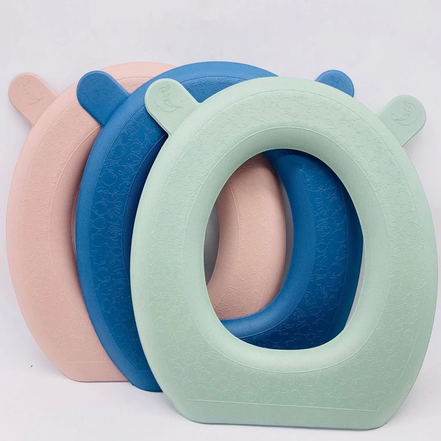 Bague de mousse de silicone universel Four-Season Coussin de siège de toilette Coussins pour les sièges de toilette doux