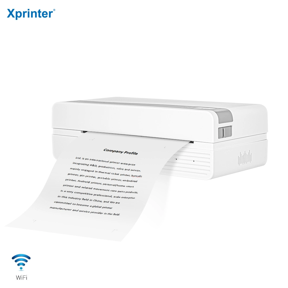 طابعة حرارية محمولة من نوع Xprinter XP-D81 بتقنية البلوتوث بحجم A4 للاستخدام في المكتب