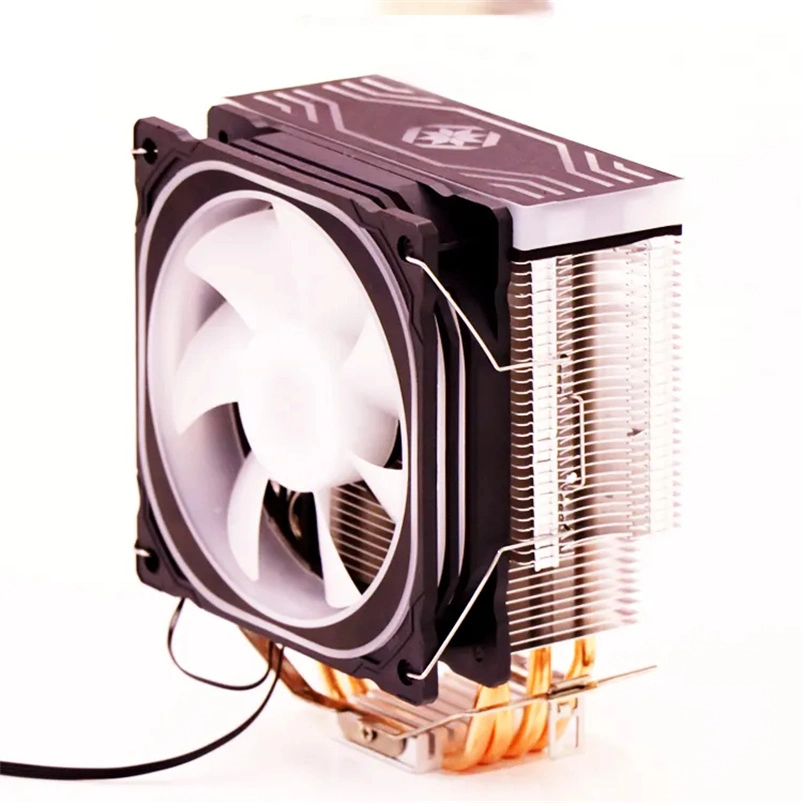 Factory Copper Tubes RGB CPU Cooling Fan for Intel or AMD