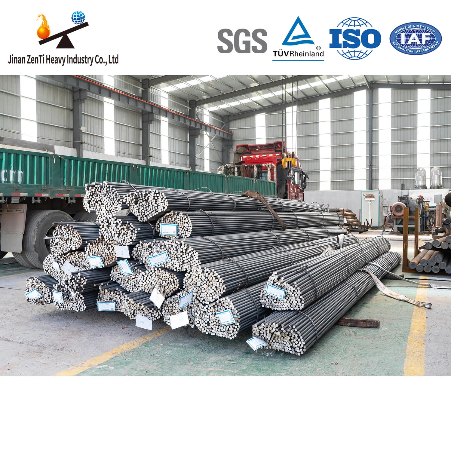 Wear Resistant Grinding Steel Rod Bar for Cement Concrete Chemical Metallurgical Industry Power Station Mining