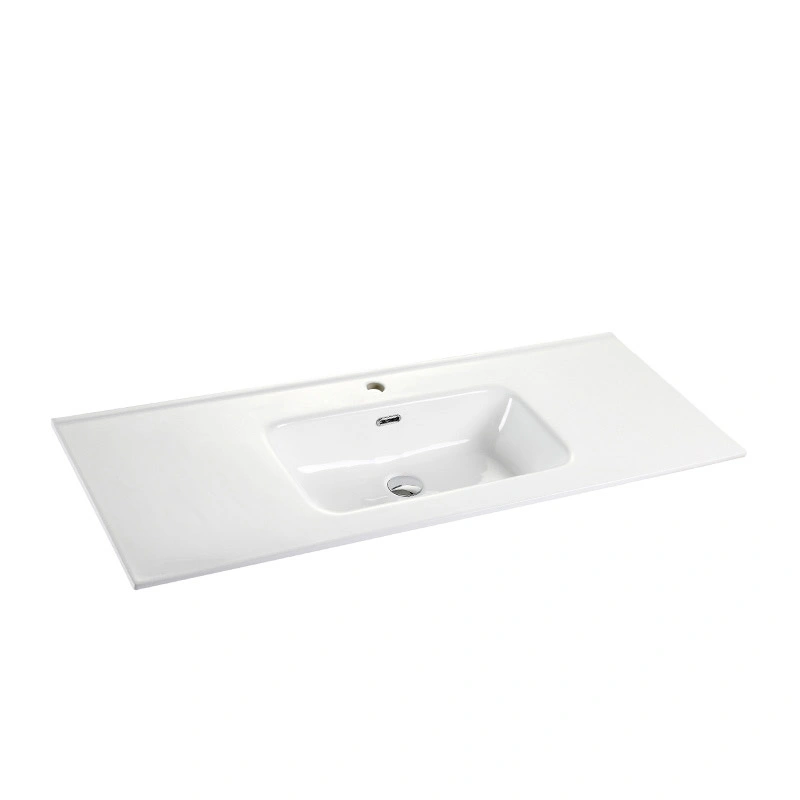 Popular Design Sanitaryware Ceramic Washbasin Rectangular Thin-Edged Vanity Bathroom Wash Basin Economic Sink Discount