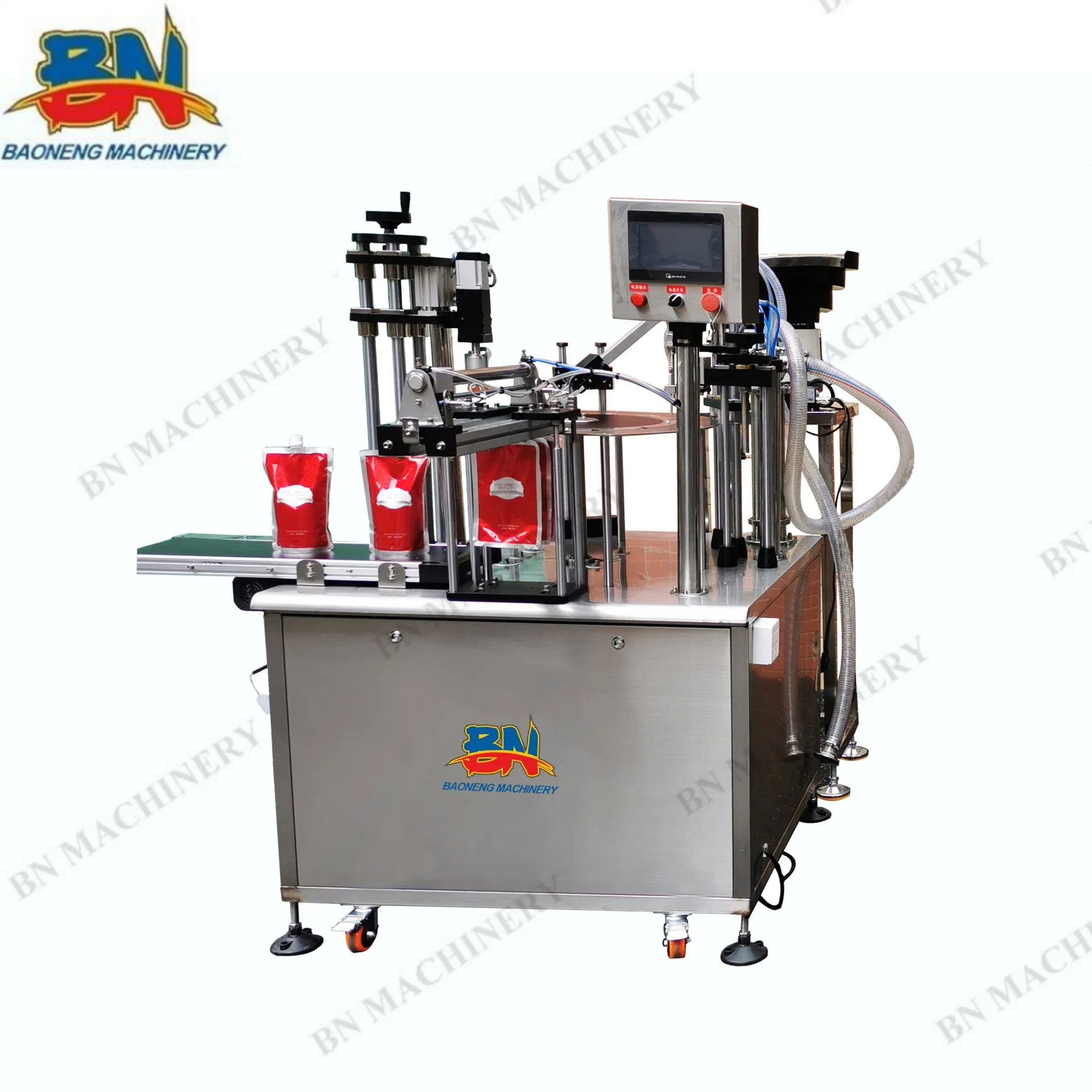 High Stability Automatic Spouted Liquid Detergent Pouch Packing Equipment for Bag Packing Durable in Use