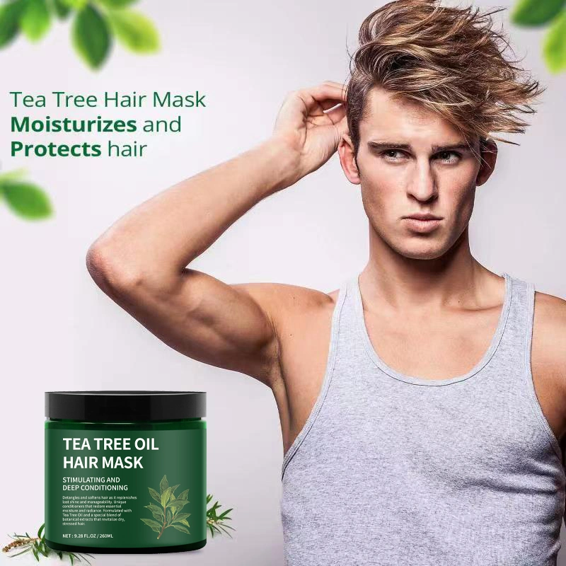 Beauty Cosmetics Skin Care Stimulating and Deep Conditioning Tea Tree Oil Hair Mask