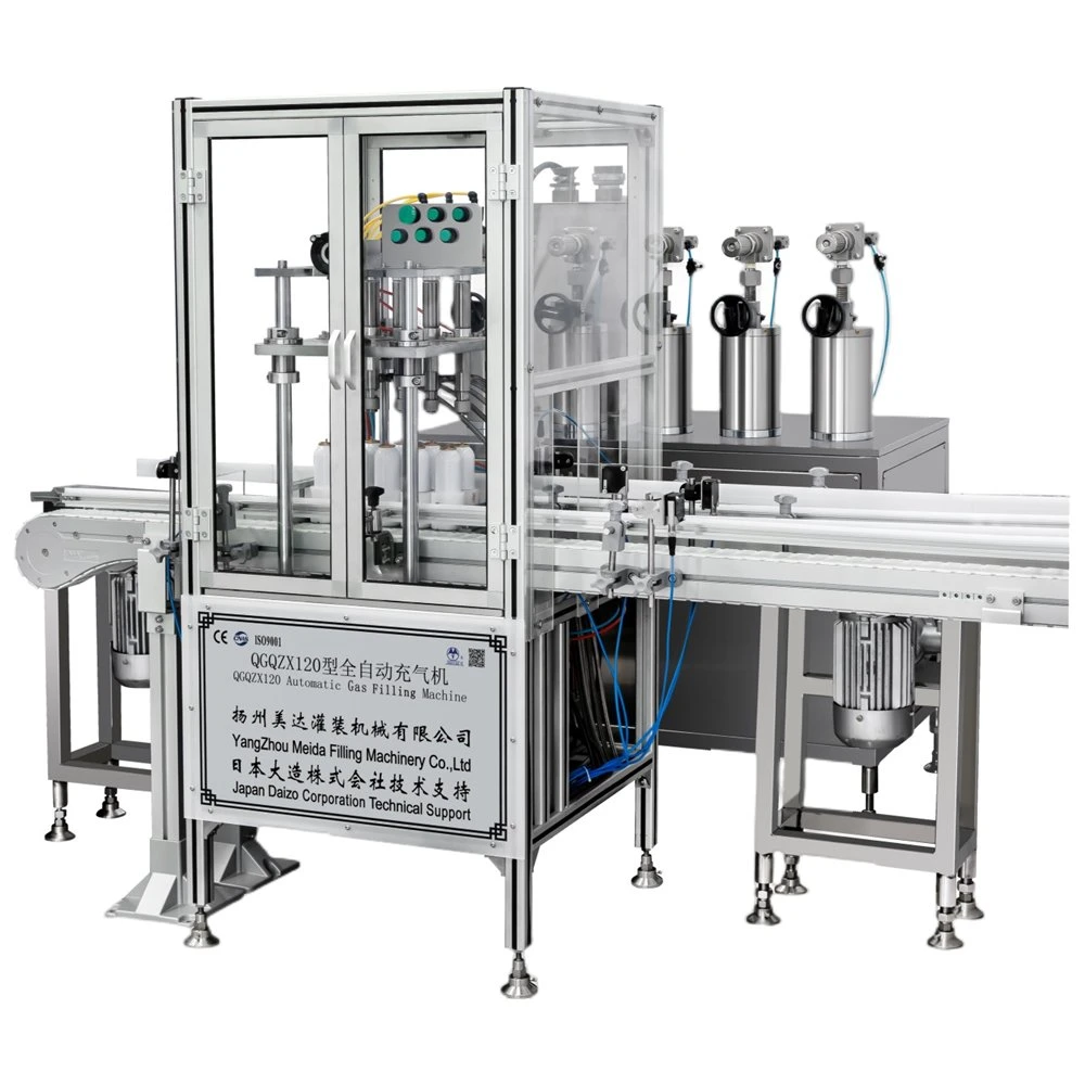 High Speed Export Aerosol Filling Machine Line for Perfume Spray