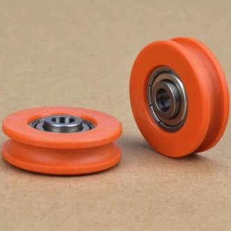 OEM Nylon / ABS / POM Plastic Sliding Window and Door Pulley Wheel with Bearing