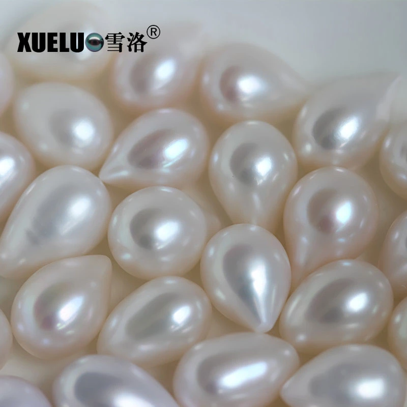 11-12mm Natural Teardrop Shape Cultured Natural Freshwater Pearl Beads Wholesale/Supplier