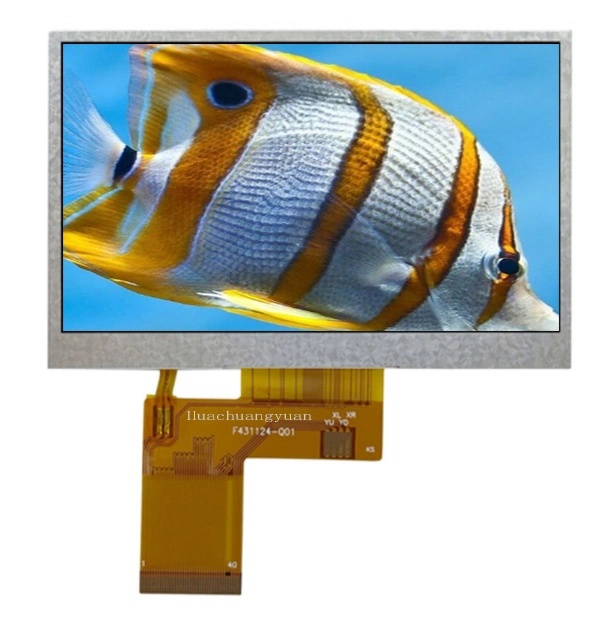 Versatile 4.3" Color LCD Display, LCD Inverter Display, LED TV Open Cell Factory for Medical