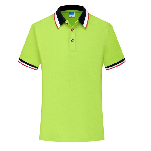 Contrast Color 60% Cotton 40% Polyester Single Breasted Cheap Polo Shirts Wholesale/Supplier China