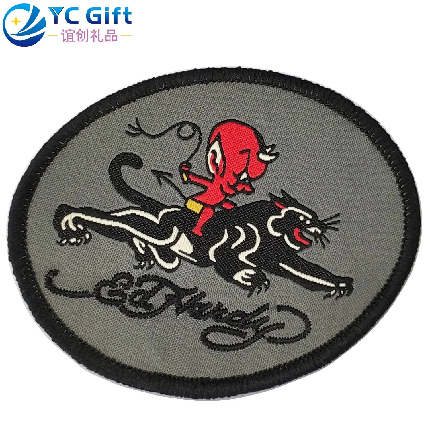 Wholesale/Supplier Custom Cartoon Bear Heat Transfer Iron on Garment Accessories Patches Supplies Eco-Friendly Embroidery Shoes Denim Clothing Label in China