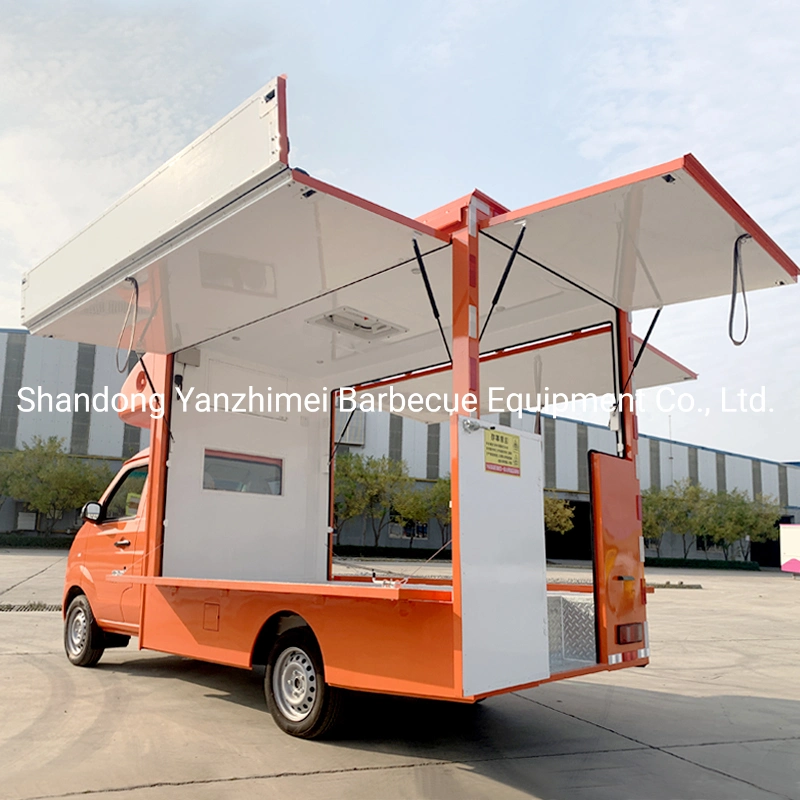 Mobile Convenient Store Taco Hot Dog Hamburger Mobile Food Truck Caravan Food Truck for Sale