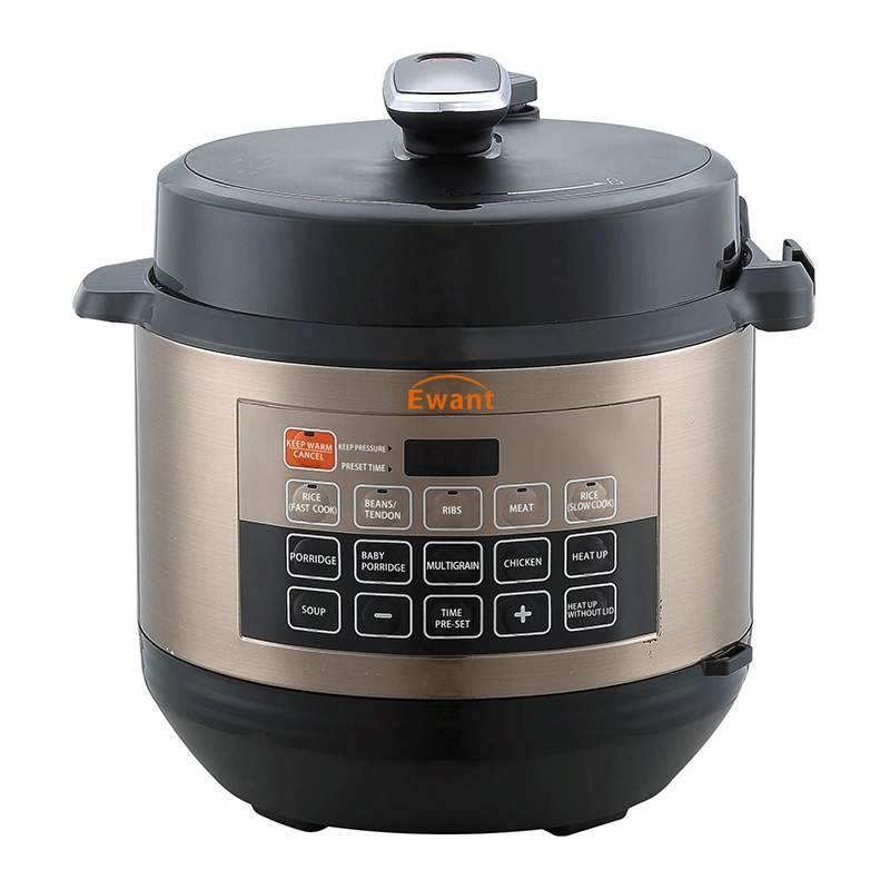 2022 Ewant 4L Middle Capacity Stainless Steel Optional Color Electric Pressure Cookers for Household