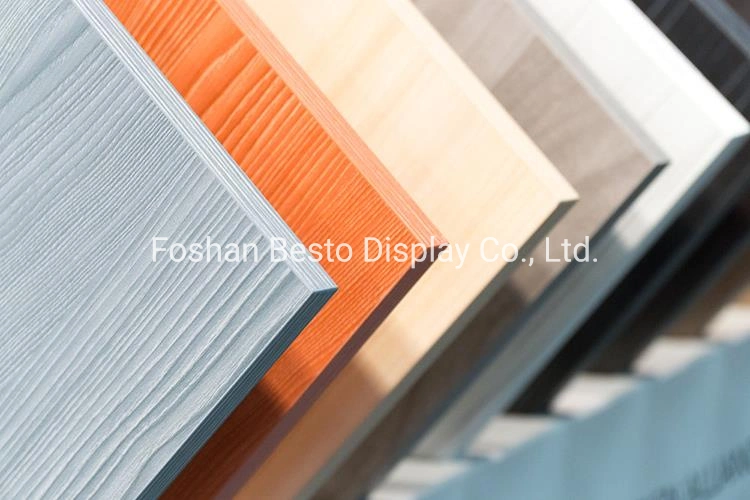 E1 Grade Furniture Panels Deep Textured Synchronized Plywood/MDF/Particle Board Panel for Decoration