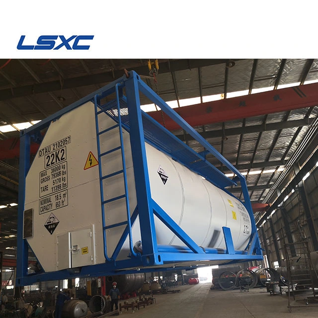 20-Foot Chemical Liquid Tank Container From a Factory in China