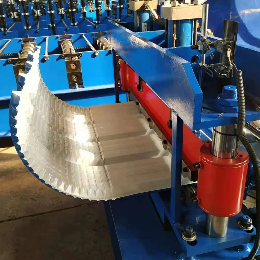 Building Material Roof Curved Hydraulic Crimping Roof Curved Roll Forming Machine