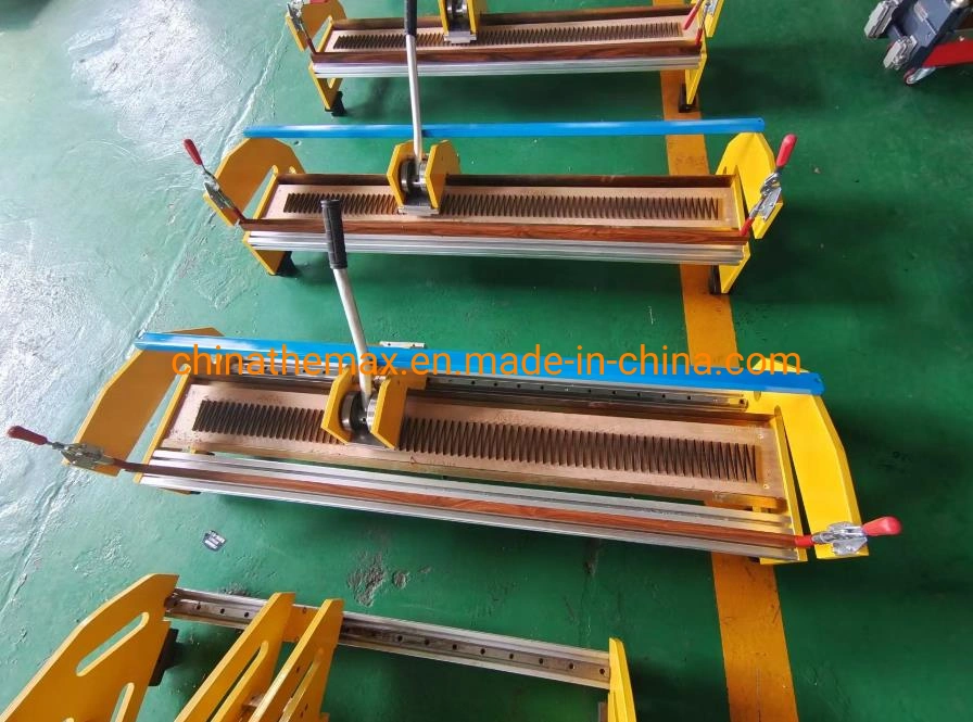 1200mm PU PVC Gürtel manuelle Finger Punch Maschine