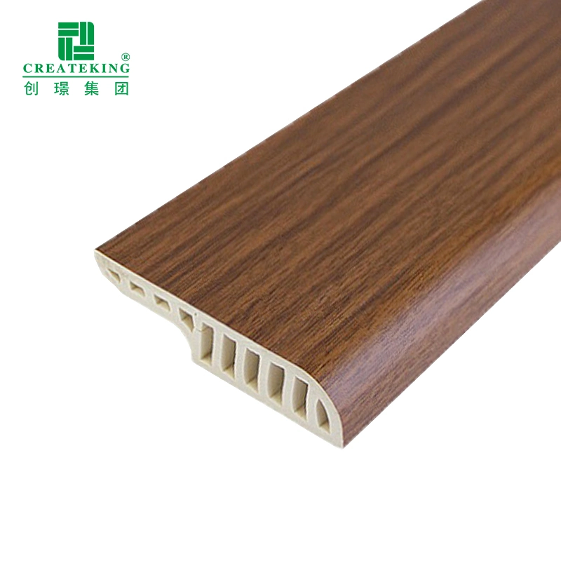 Foshan Factory Home Construction Decoration Material PVC Skirting Board