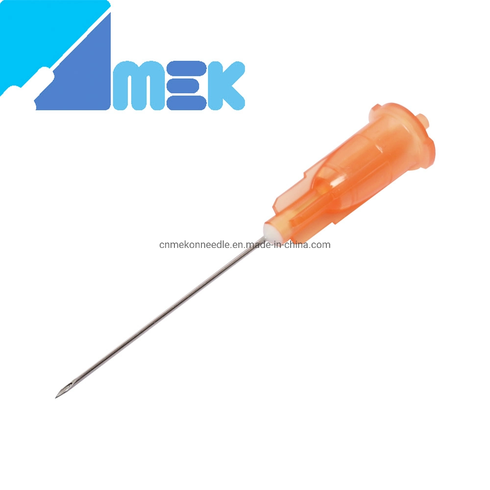 Low Residual Hypodermic Needle for Syringes 14G-33G