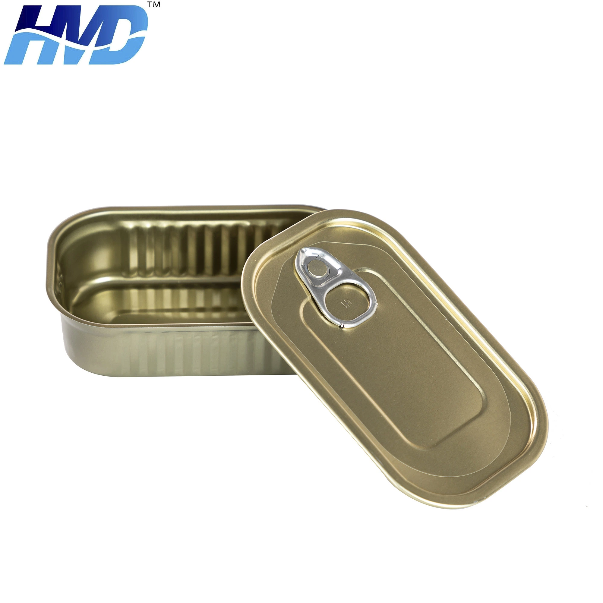 Wholesale/Supplier Food Grade Oval Canned Fish Tin Cans for Food Canning